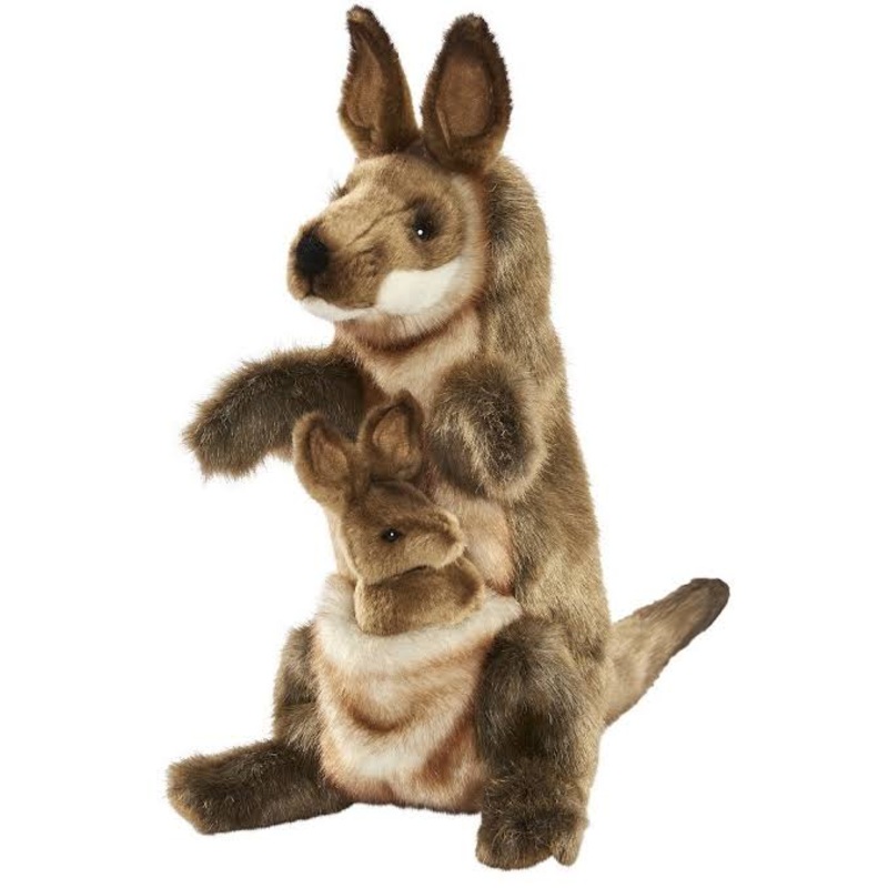 HANSA PUPPET KANGAROO W JOEY