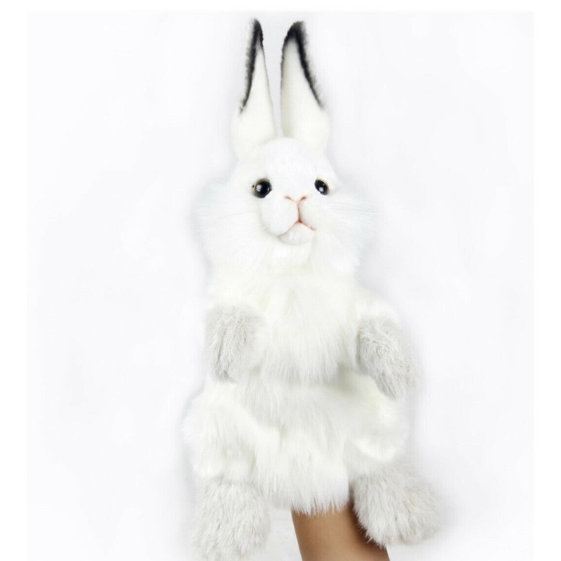 HANSA PUPPET RABBIT SNOW