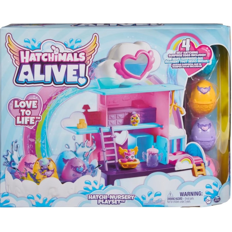 HATCHIMALS ALIVE HATCHI NURSERY PLAYSET