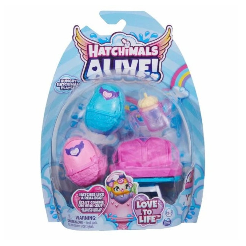 HATCHIMALS ALIVE HUNGRY HIGHCHAIR SET