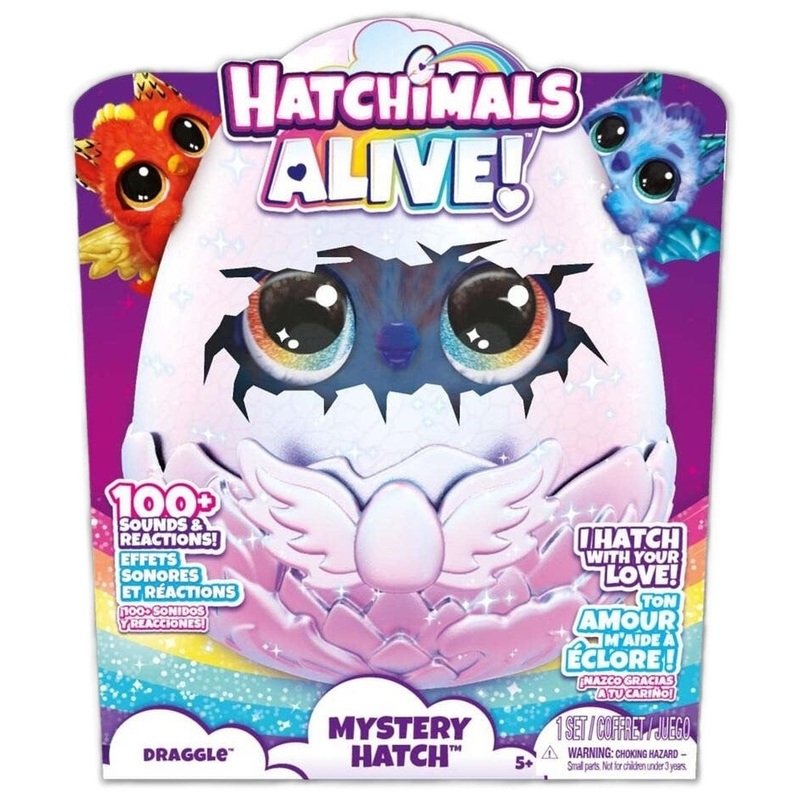 HATCHIMALS ALIVE MYSTERY HATCH DRAGGLE