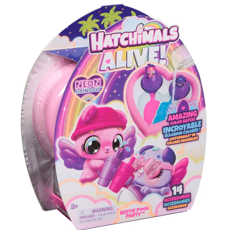 HATCHIMALS NEON BESTIE POOL PARTY