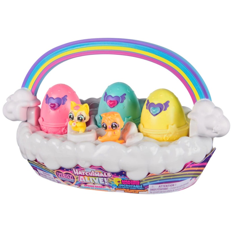 HATCHIMALS NEON RAINBOW BASKET