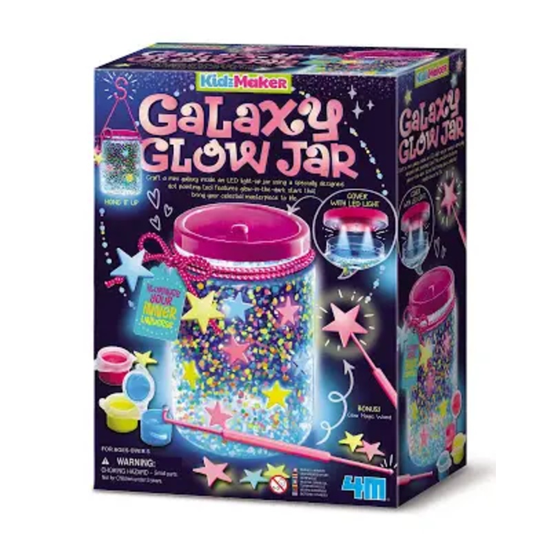 4M KIDZMAKER GALAXY GLOW JAR