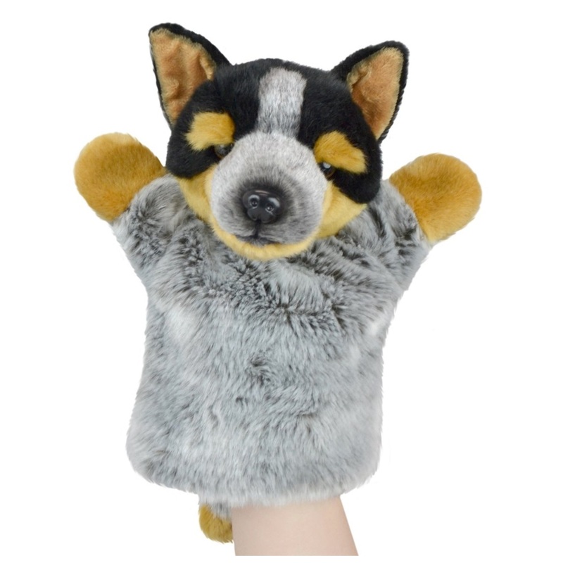 HAND PUPPET LIL FRIENDS BLUE HEELER
