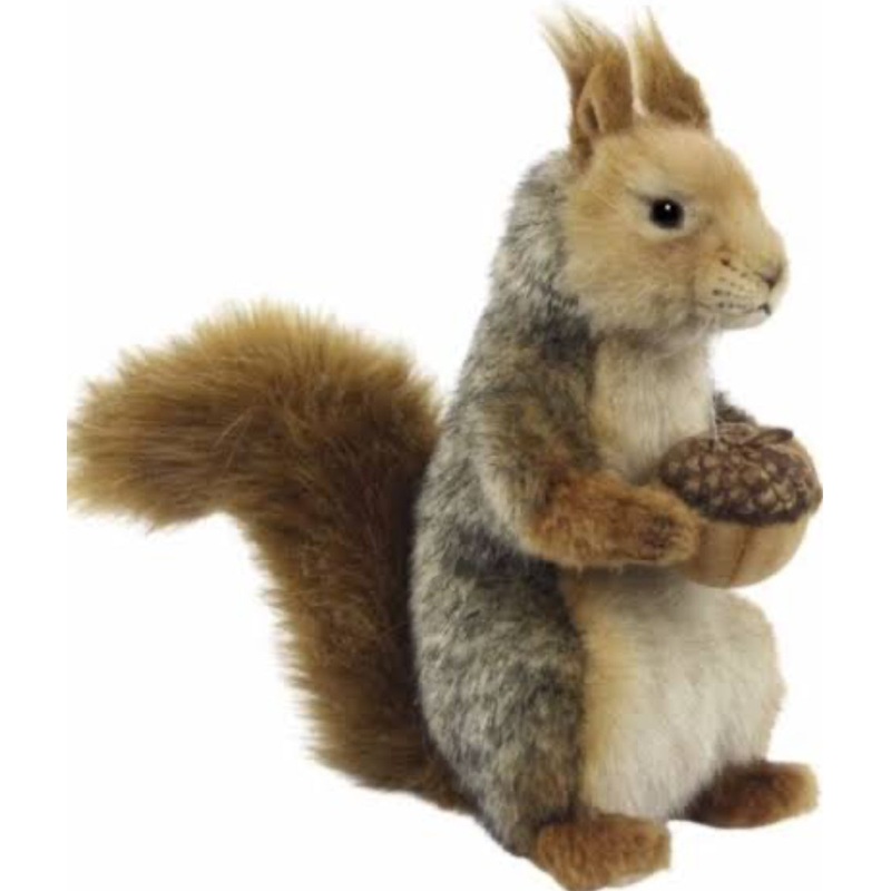 Hansa Plush Squirrel Sitting 25Cm