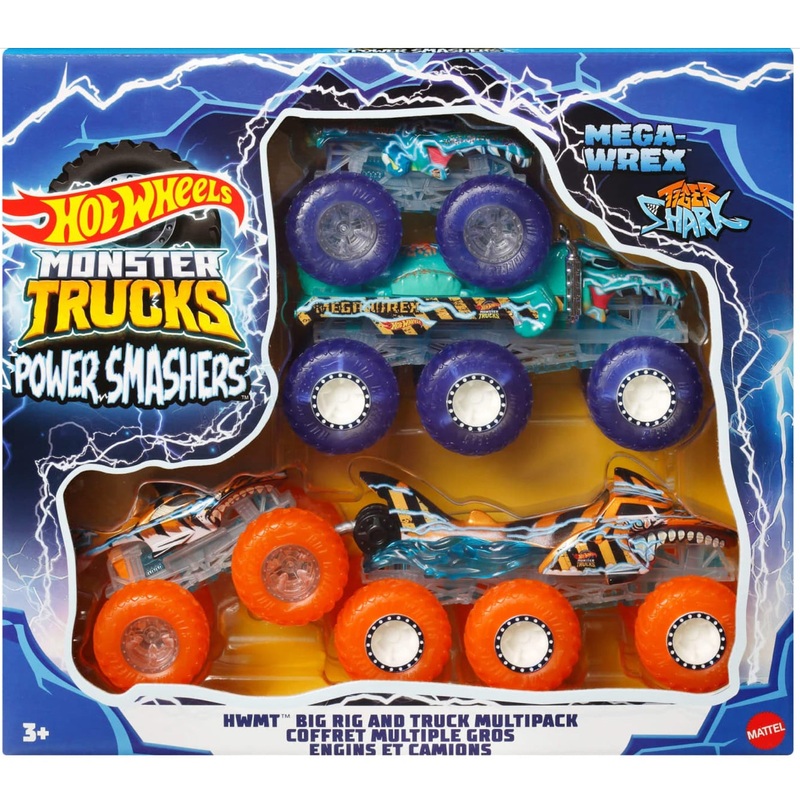 H/W MONSTER TRUCKS BIG RIG MULITPACK