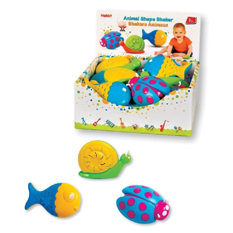 HALILIT ANIMAL SHAPE SHAKERS AST