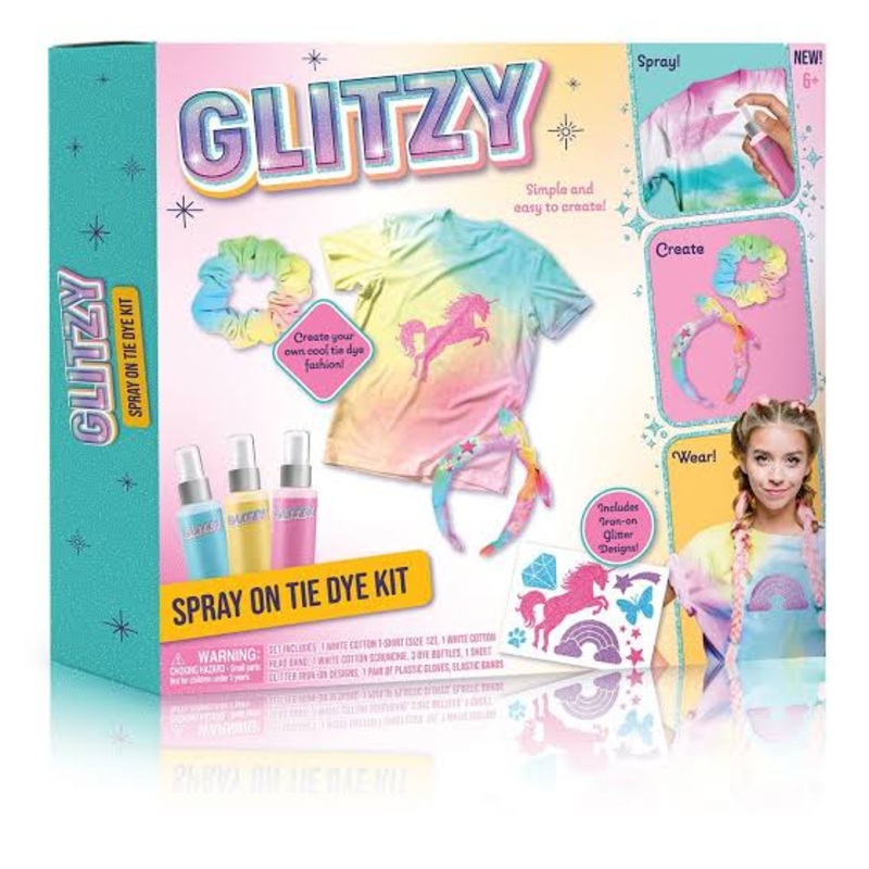 Glitzy Tie Dye Kit Neon/Spray On