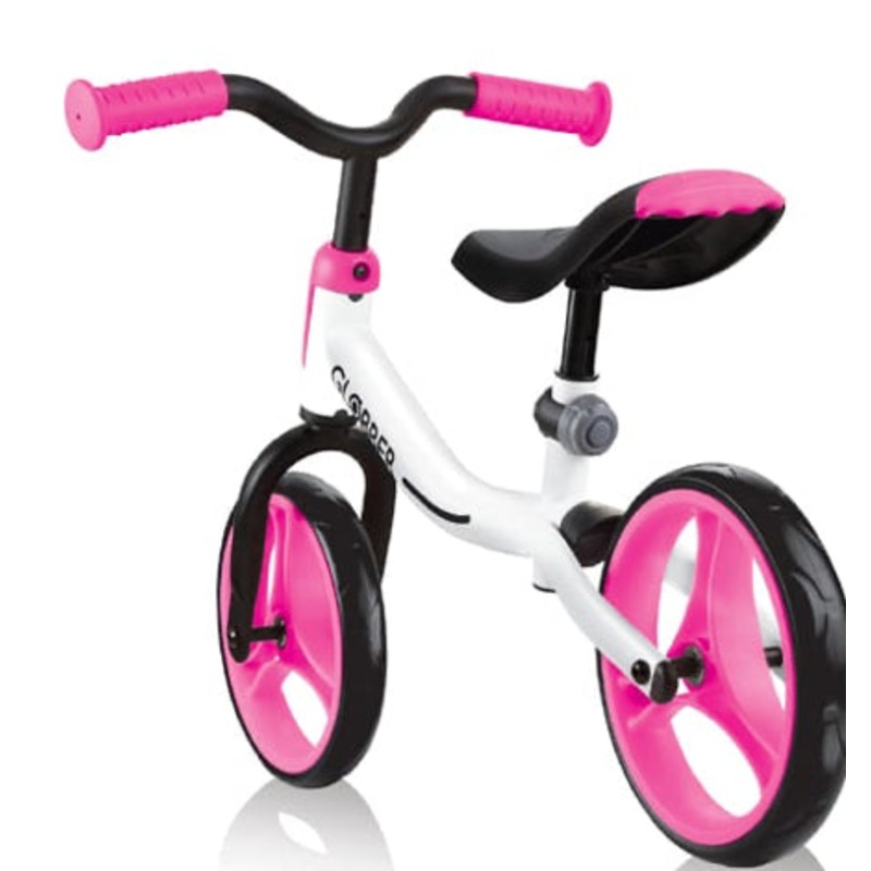 Globber Go Bike White/Neon Pink