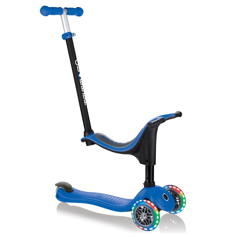 Globber Scooter Go Up Sporty Lights Navy