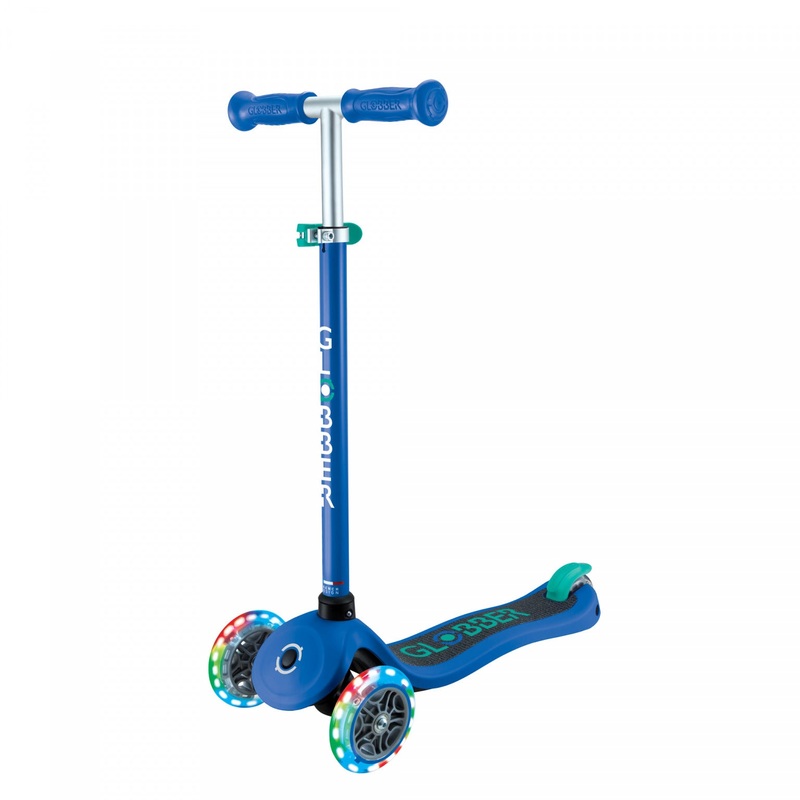 Globber Scooter V2 Lights Blue/Green