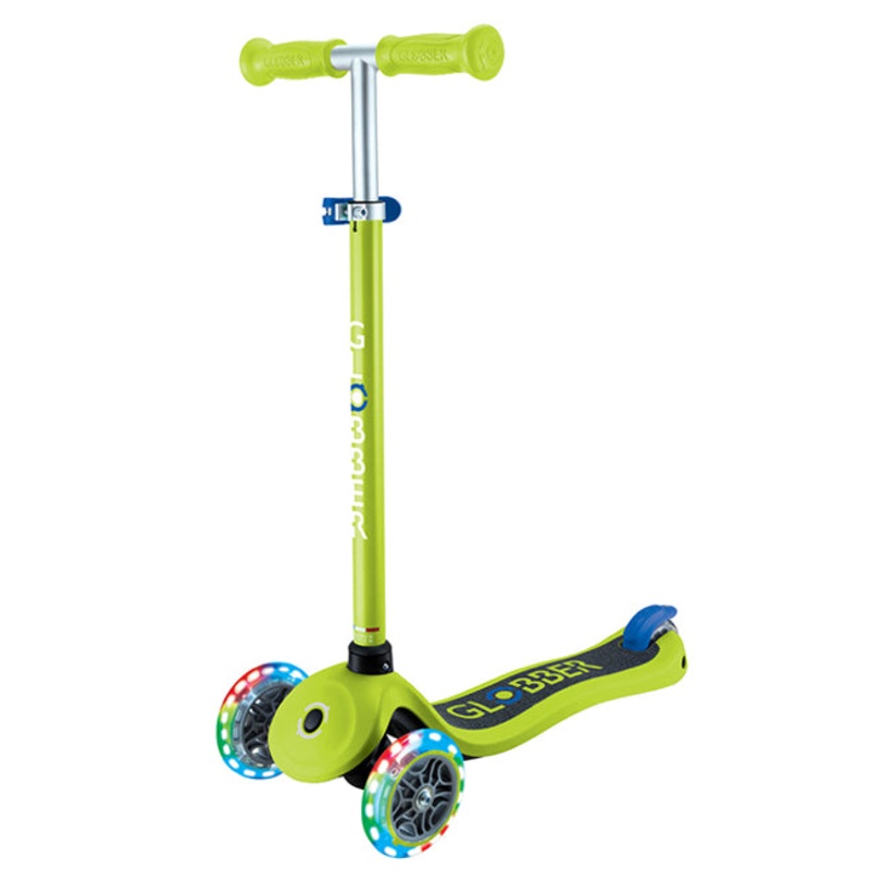 Globber Scooter V2 Lights Lime/Navy