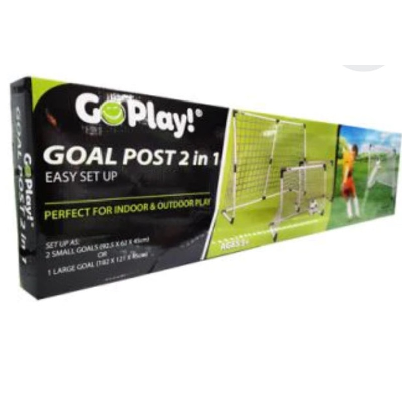GO PLAY GOAL POST 2 IN 1