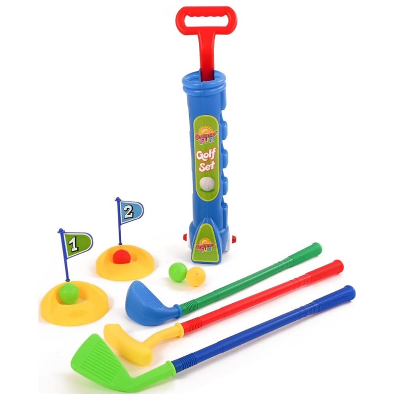 GOLF SET IN PLASTIC CADDY BAG SMALL