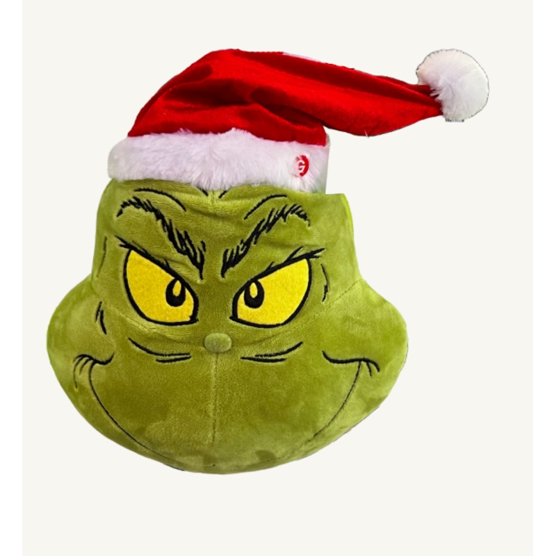 Grinch Holiday Greeter Hanging Head