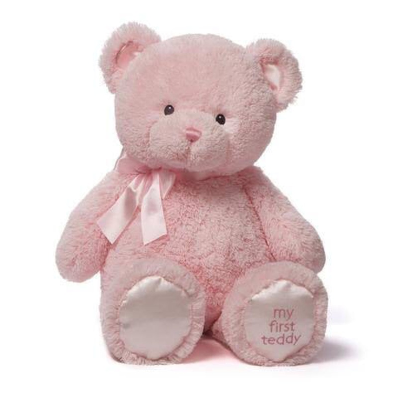 Gund Bear My First Teddy 25Cm Pink