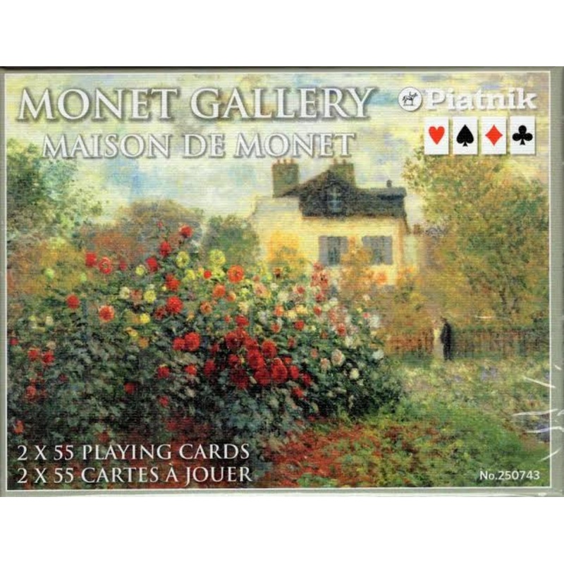 Game Playing Cards Dbl Monet Maison Brid