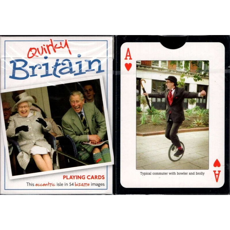 GAME PLAYING CARDS QUIRKY BRITAIN POKER