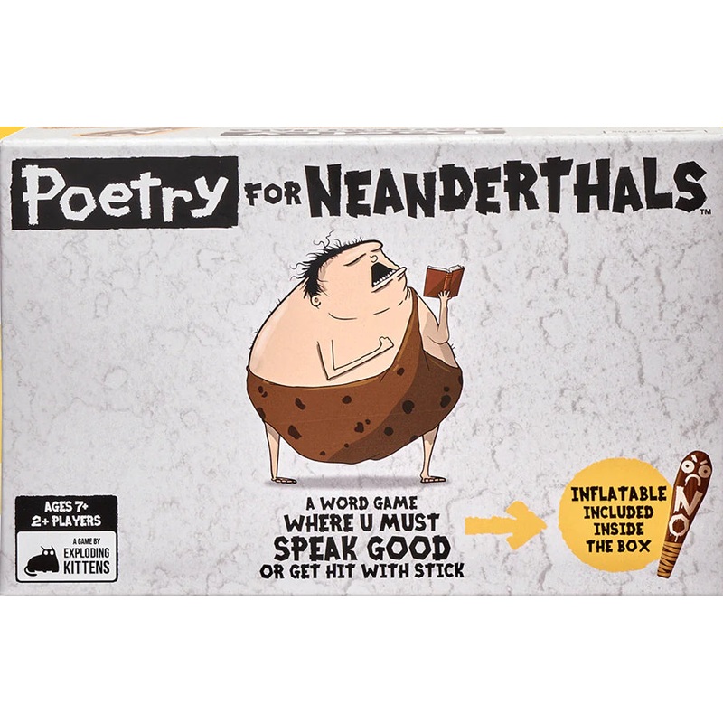 Game Poetry For Neanderthals