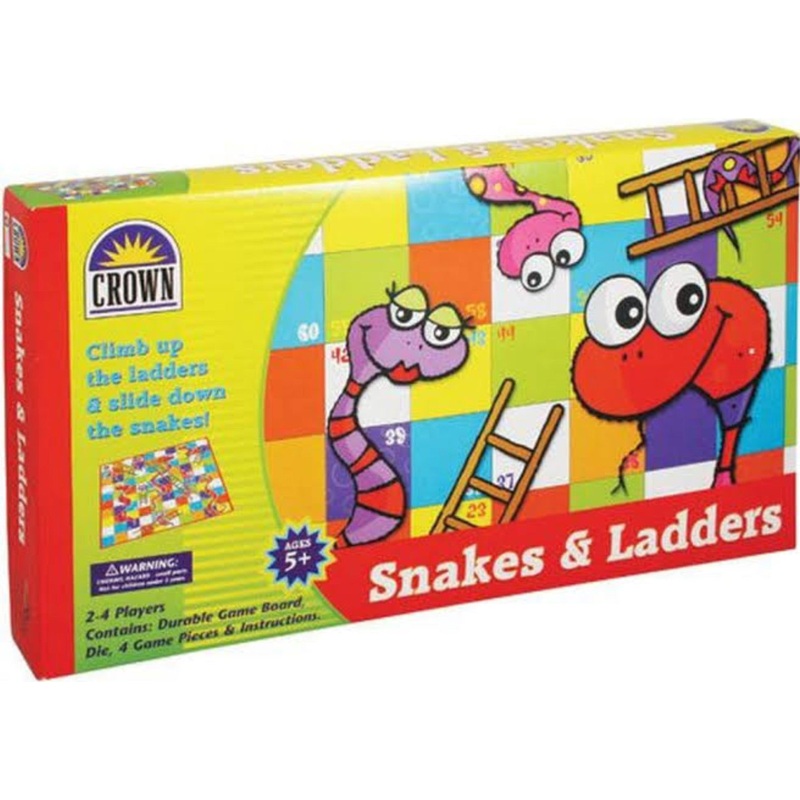 GAME SNAKES & LADDERS CROWN