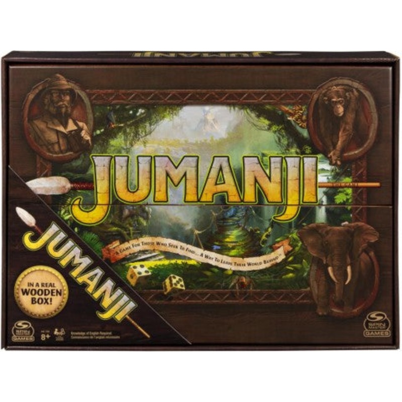 GAME JUMANJI IN REAL WOOD CASE