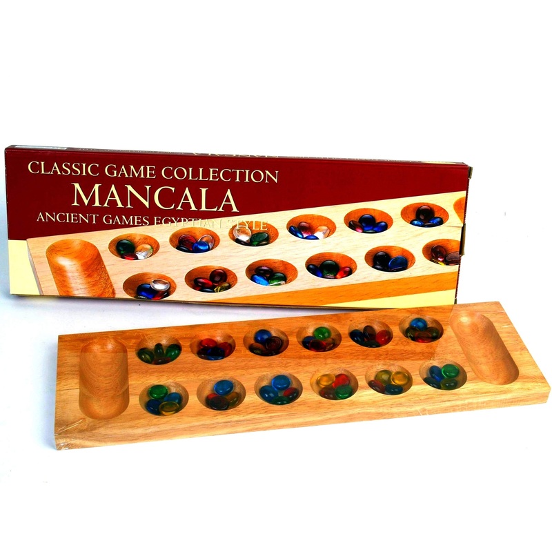 Game Mancala Wood 44Cm Board