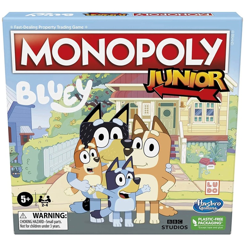 Game Monopoly Junior Bluey