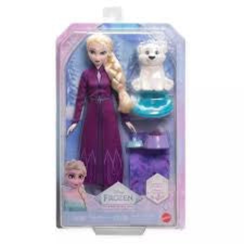 FROZEN DOLL ELSA AND BEAR CUB