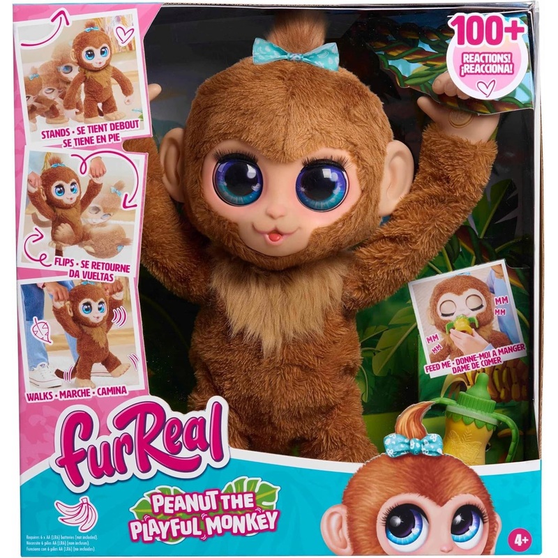 FURREAL PEANUT THE PLAYFUL MONKEY