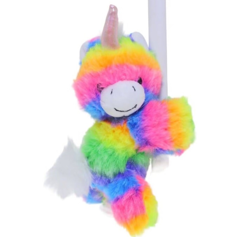 FURRY SNAP PALS RAINBOW UNICORN