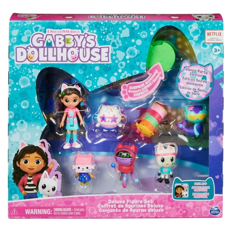 Gabbys Dollhouse Dance Party Figure Set