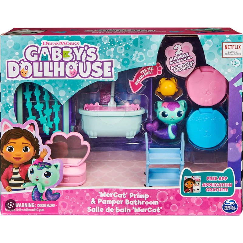 GABBYS DOLLHOUSE DELUXE BATHROOM REFRESH
