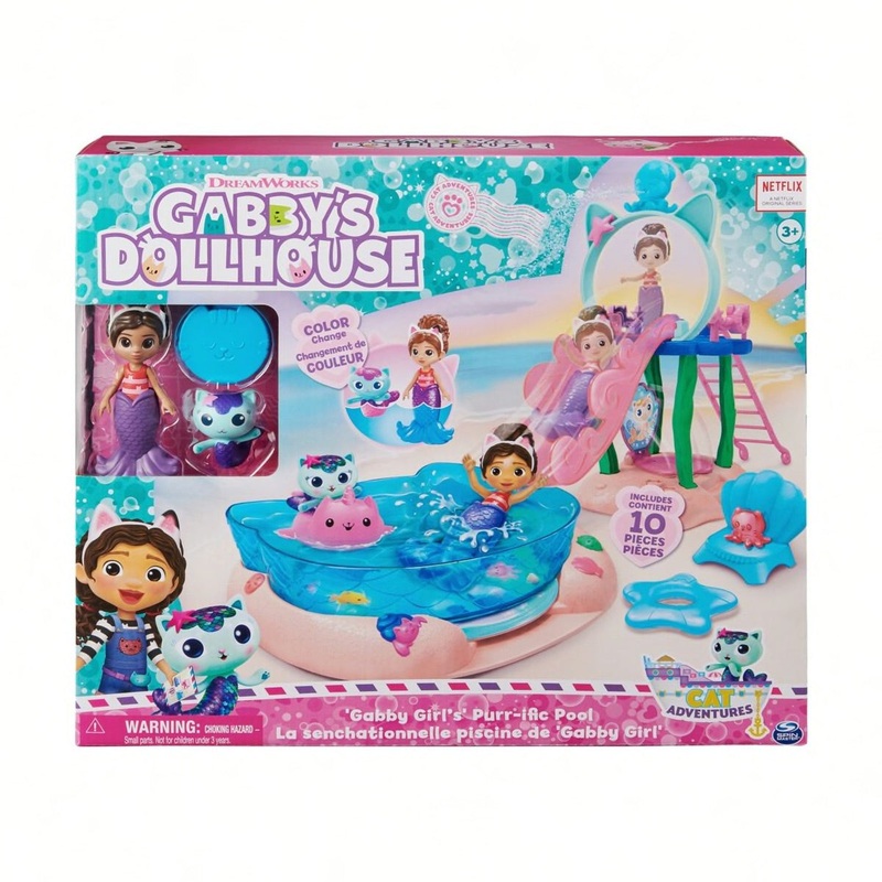 Gabbys Dollhouse Pool Playset
