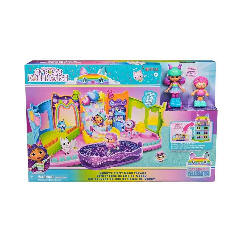 GABBYS DOLLHOUSE SKATE PARTY PLAYSET