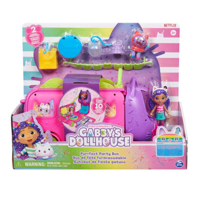 GABBYS DOLLHOUSE SPRINKLE PARTY BUS