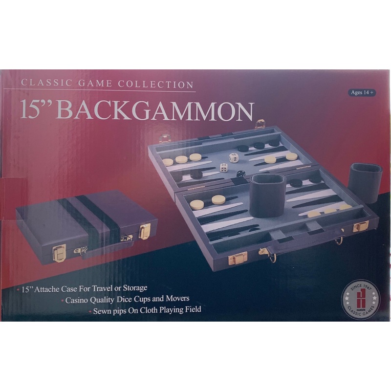 GAME BACKGAMMON VINYL CASE