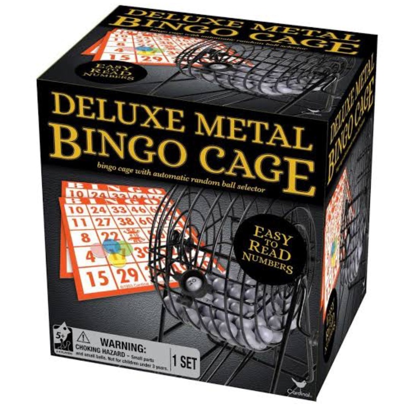 GAME CARDINAL METAL BINGO CAGE