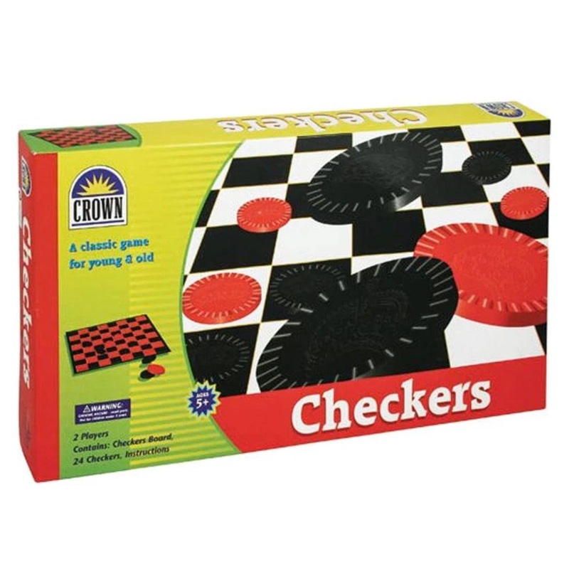 GAME CHECKERS CROWN