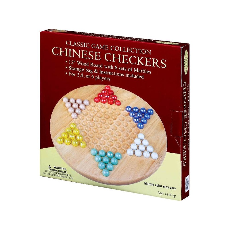 Game Chinese Checkers Wood/Marbles