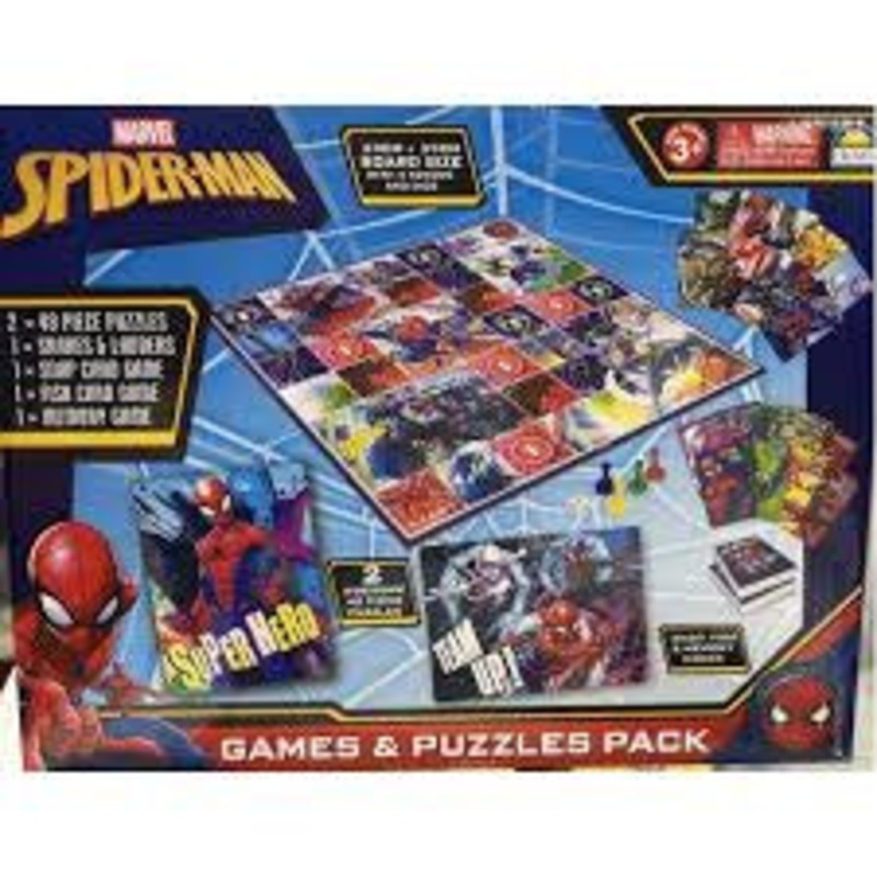GAME & PUZZLE PACK SPIDERMAN