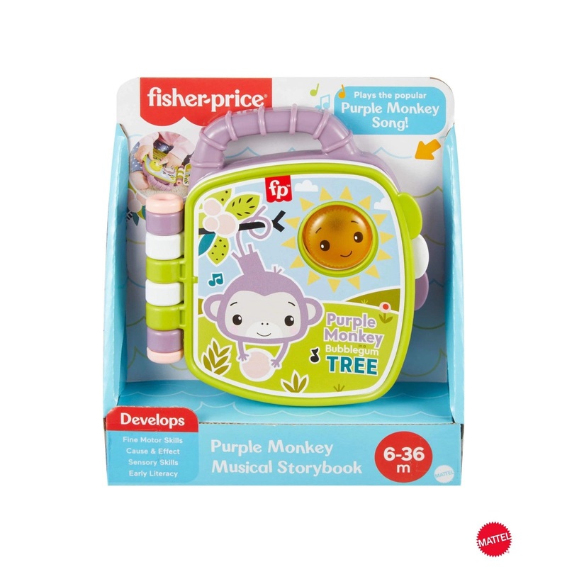 F/P PURPLE MONKEY MUSICAL STORYBOOK