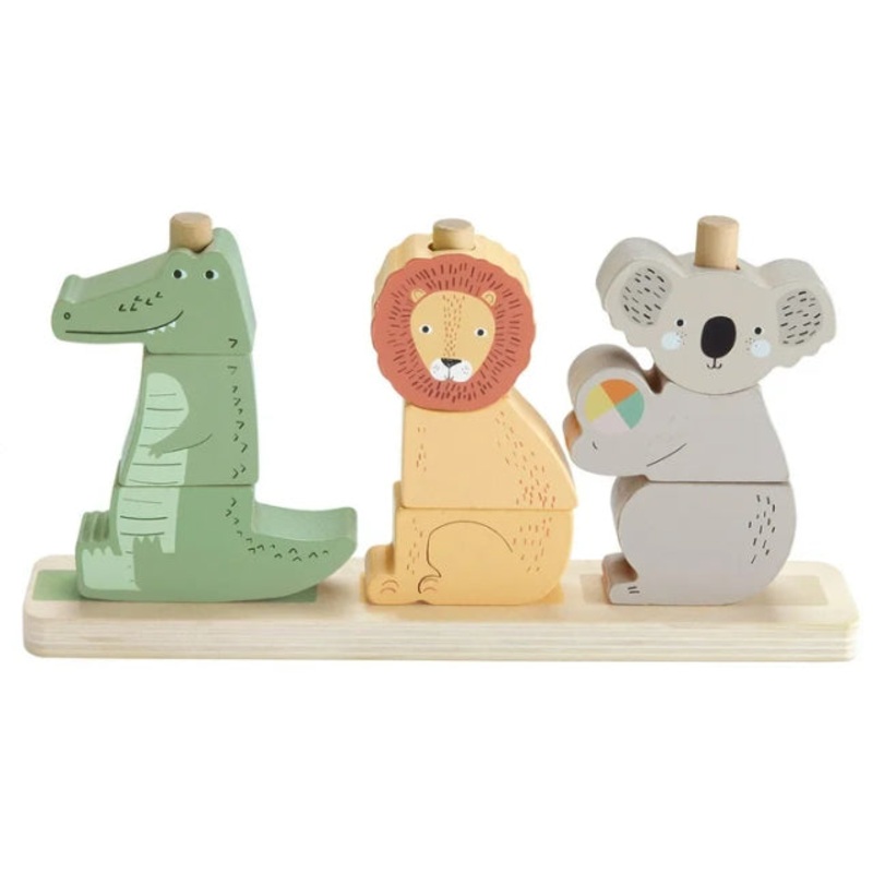 F/P WOODEN STACK & SORT ANIMALS