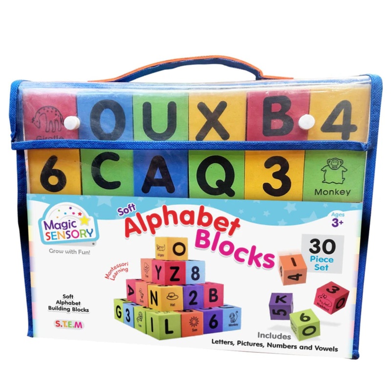 FOAM BLOCKS ALPHABET & NUMBERS