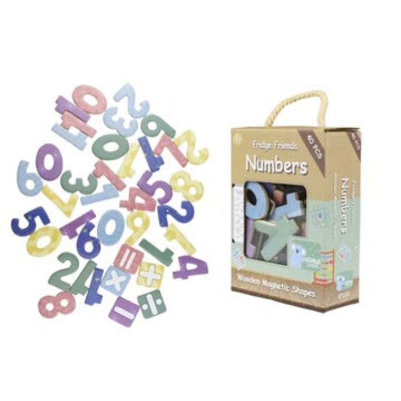 FRIDGE FRIENDS MAGNETIC NUMBERS 40PCS