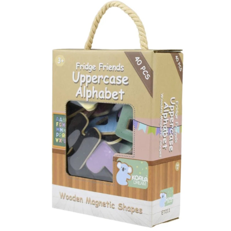 FRIDGE FRIENDS MAGNETIC UPPERCASE ALPHAB