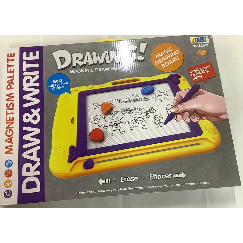 DRAW & WRITE MAGNETIC SKETCHER