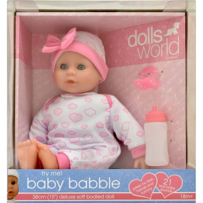 DW BABY BABBLES 38CM W 21 SOUNDS