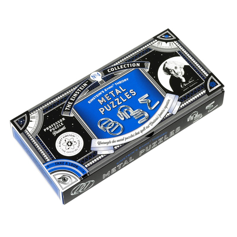 EINSTEIN'S E=MC2 METAL PUZZLE