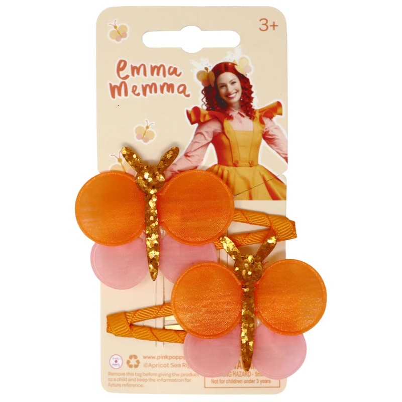EMMA MEMMA BUTTERFLY HAIR CLIPS